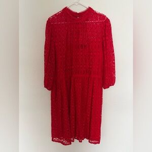 Lane Bryant size 20 lace high neck dress